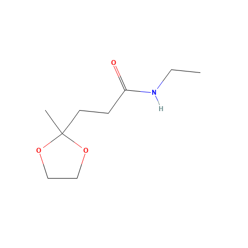 N-Ethyl-(3-(2-methyl-[1,3]dioxolan-2-yl)propionamide (CAS: 65960-32-9) - Related Chemical Product