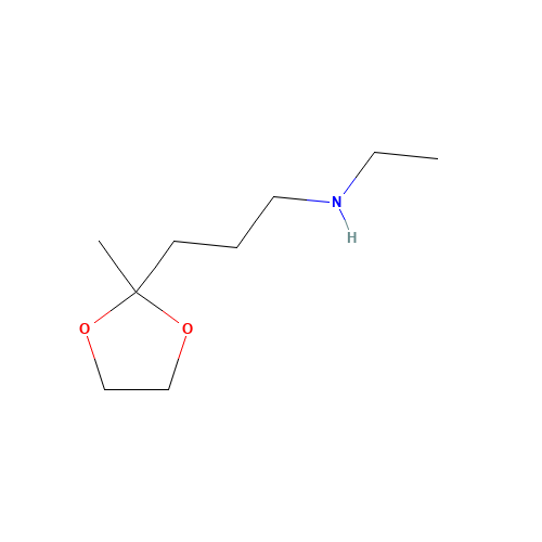 N-Ethyl-(3-(2-methyl-[1,3]dioxolan-2-yl)propyl)-amine (CAS: 65960-33-0) - Related Chemical Product