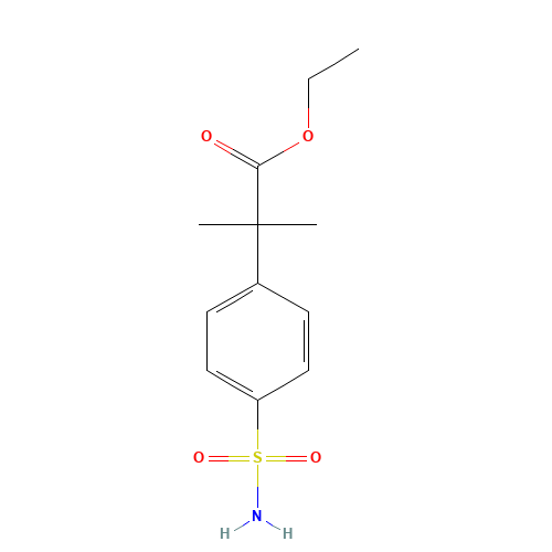 Ethyl 2-Methyl-2-(4-sulfamoylphenyl)propionate (CAS: 374067-94-4) - Related Chemical Product