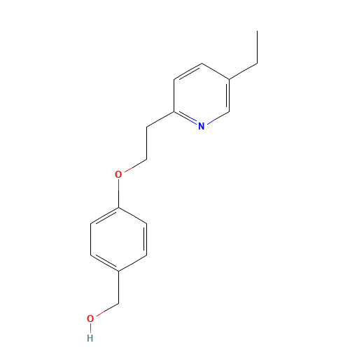 4-[2-(5-Ethyl-2-pyridinyl)ethoxy]benzenemethanol (CAS: 144842-17-1) - Related Chemical Product