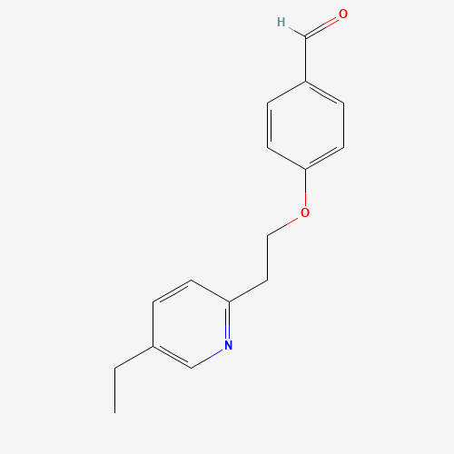 4-[2-(5-Ethyl-2-pyridinyl)ethoxy]benzaldehyde (CAS: 114393-97-4) - Related Chemical Product