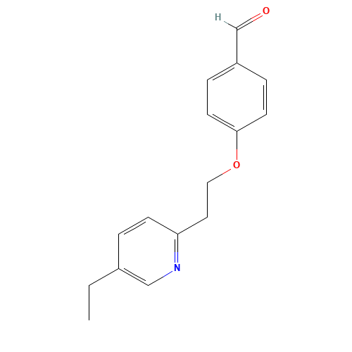 4-[2-(5-Ethyl-2-pyridinyl)ethoxy]benzaldehyde (CAS: 114393-97-4) - Related Chemical Product