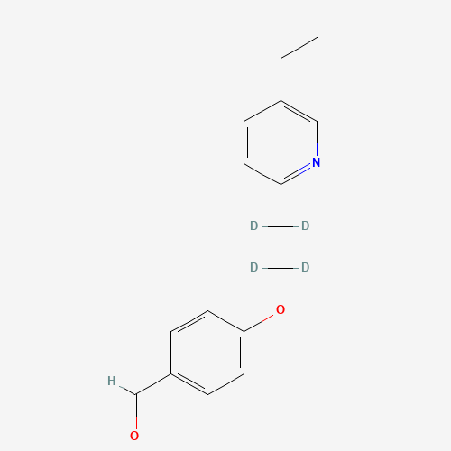 4-[2-(5-Ethyl-2-pyridinyl)-d4-ethoxy]benzaldehyde (CAS: 1189479-80-8) - Related Chemical Product