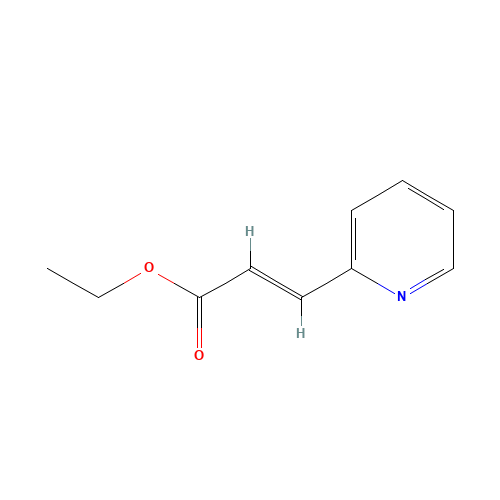 Ethyl (E)-3-(2-Pyridyl)acrylate (CAS: 70526-11-3) - Chemical Structure and Molecular Formula 