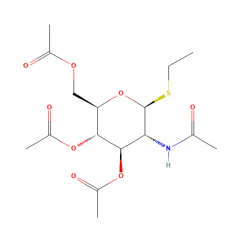 Ethyl 3,4,6-Tri-O-acetyl-2-acetamido-2-deoxy-b-D-thioglucopyranoside (CAS: 4239-72-9) - Related Chemical Product