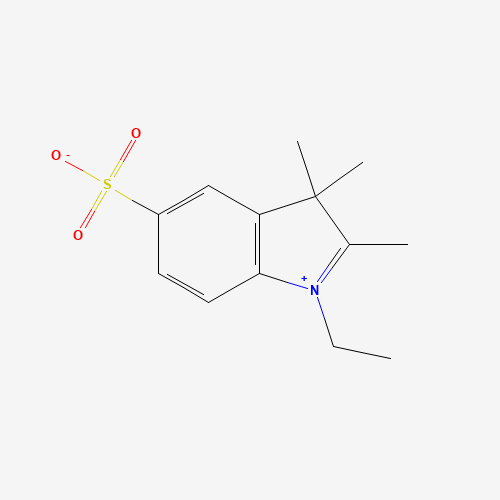 1-Ethyl-2,3,3-trimethylindolenium-5-sulfate (CAS: 146368-07-2) - Chemical Structure and Molecular Formula 