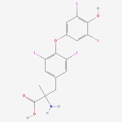 Etiroxate Carboxylic Acid (CAS: 3414-34-4) - Chemical Structure and Molecular Formula 