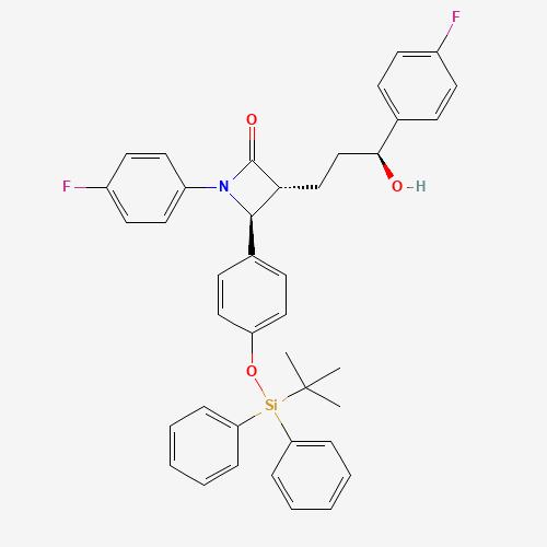 Ezetimibe Phenoxy tert-Butyldiphenylsilyl Ether (CAS: 1042722-66-6) - Related Chemical Product