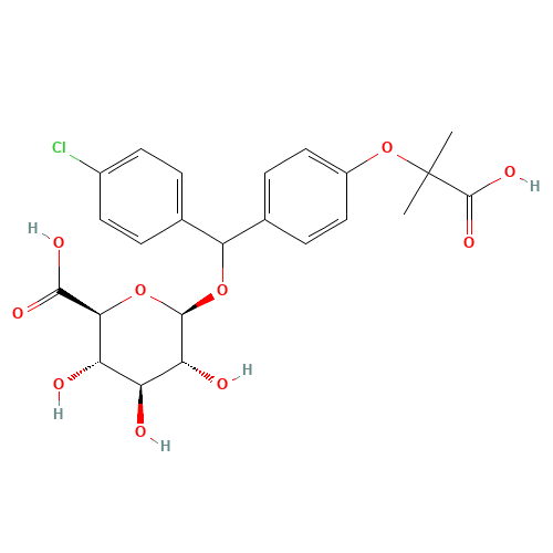 Fenirofibrate O-b-D-Glucuronide (CAS: 168844-26-6) - Related Chemical Product