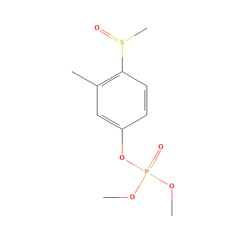 Fenthoxon Sulfoxide (CAS: 6552-13-2) - Chemical Structure and Molecular Formula 