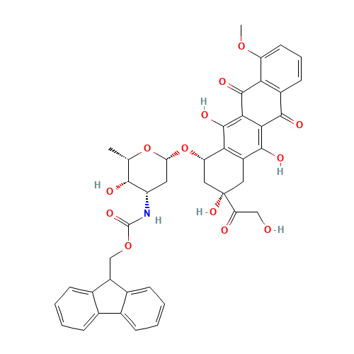 N-(9-Fluorenylmethoxycarbonyl) Doxorubicin (CAS: 136582-53-1) - Related Chemical Product