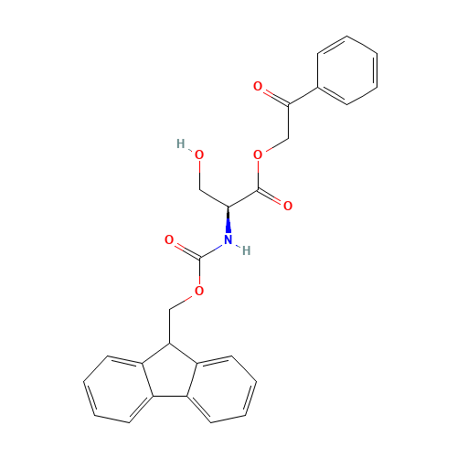 N-(9-Fluorenylmethoxycarbonyl)-L-serine Phenacyl Ester (CAS: 125760-26-1) - Related Chemical Product