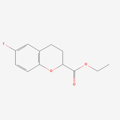 rac-6-Fluoro-3,4-dihydro-2H-1-benzopyran-2-carboxylic Acid Ethyl Ester (CAS: 99199-61-8) - Related Chemical Product
