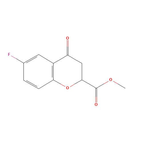 rac-6-Fluoro-3,4-dihydro-4-oxo-2H-1-benzopyran-2-carboxylic Acid Methyl Ester (CAS: 134102-10-6) - Related Chemical Product