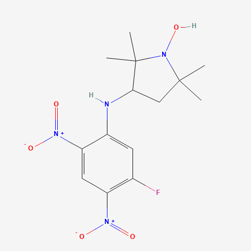 3-(5-Fluoro-2,4-dinitroanilino)-2,2,5,5,-tetramethyl-1-pyrrolidinyloxy (CAS: 73784-45-9) - Related Chemical Product