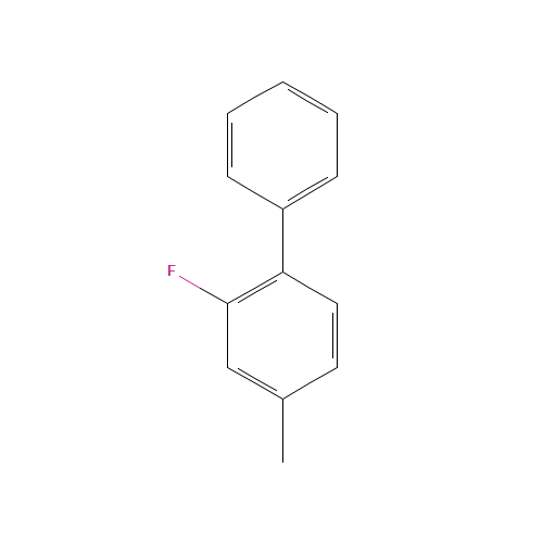 2-Fluoro-4-methylbiphenyl (CAS: 69168-29-2) - Chemical Structure and Molecular Formula 