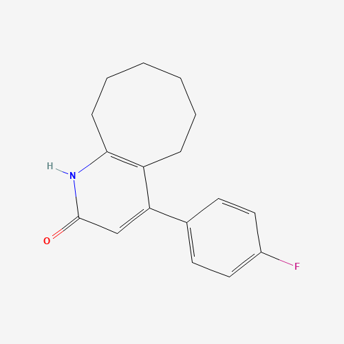 4-(4-Fluorophenyl)-5,6,7,8,9,10-hexahydrocycloocta[b]pyridin-2(1H)-one (CAS: 132812-72-7) - Related Chemical Product