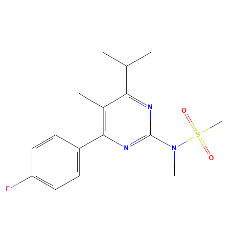 N-[4-(4-Fluorophenyl)-5-methyl-6-(1-methylethyl)-2-pyrimidinyl]-N-methylmethanesulfonamide (CAS: 953776-62-0) - Related Chemical Product