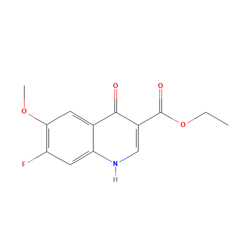 7-Fluoro-1,4-dihydro-6-methoxy-4-oxo-3-quinolinecarboxylic Acid Ethyl Ester (CAS: 622369-35-1) - Related Chemical Product