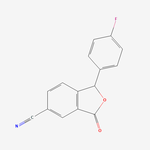 1-(4-Fluorophenyl)-1,3-dihydro-3-oxo-5-isobenzofurancarbonitrile (CAS: 372941-48-5) - Related Chemical Product