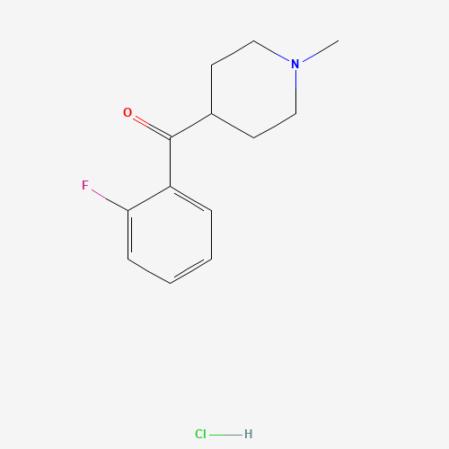 (2-Fluorophenyl)(1-methyl-4-piperidinyl)-methanone Hydrochloride (CAS: 64671-30-3) - Related Chemical Product
