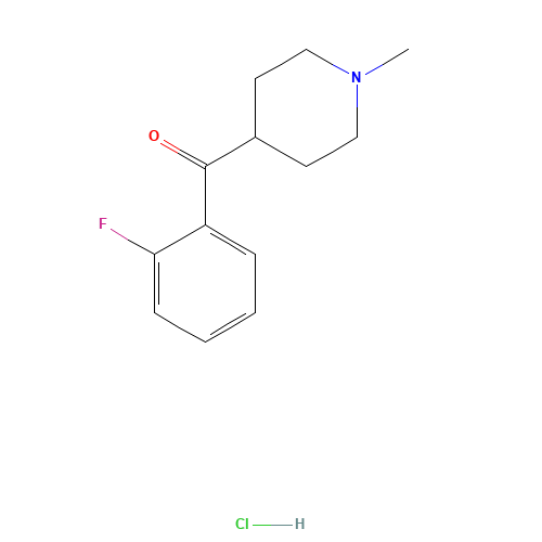 (2-Fluorophenyl)(1-methyl-4-piperidinyl)-methanone Hydrochloride (CAS: 64671-30-3) - Related Chemical Product