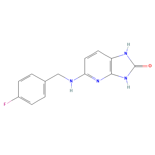 5-[[(4-Fluorophenyl)methyl]amino]-1,3-dihydro-2H-imidazo[4,5-b]pyridin-2-one (CAS: 951624-49-0) - Related Chemical Product