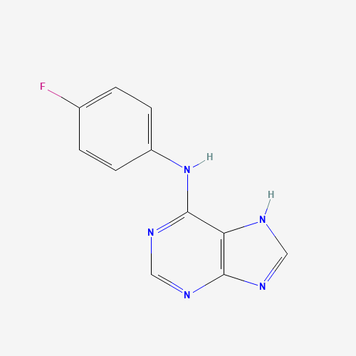 (4-Fluorophenyl)(9H-purin-6-yl)amine (CAS: 73663-95-3) - Related Chemical Product