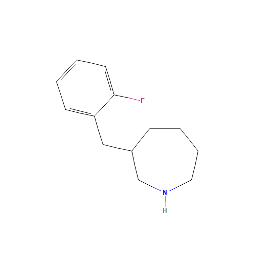 3-[(2-Fluorophenyl)methyl]hexahydro-1H-azepine (CAS: 1158747-37-5) - Related Chemical Product