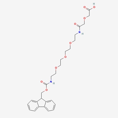 17-(Fmoc-amino)-5-oxo-6-aza-3,9,12,15-tetraoxaheptadecanoic Acid (CAS: 489427-26-1) - Related Chemical Product