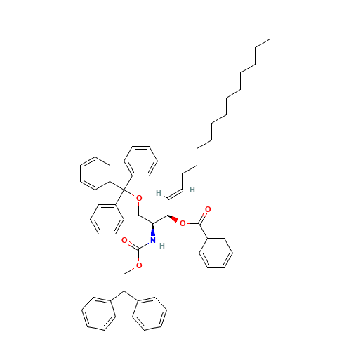 Fmoc-3-benzoyl-1-triphenylmethyl-erythro-sphingosine (CAS: 676485-57-7) - Related Chemical Product