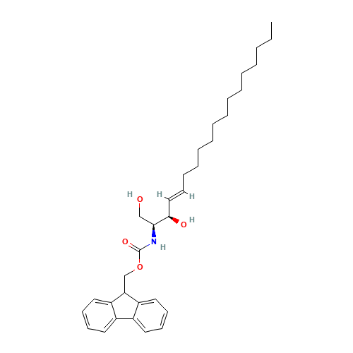 Fmoc-erythro-Sphingosine (CAS: 56607-19-3) - Chemical Structure and Molecular Formula 