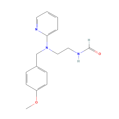N'-Formyl-N-(4-methoxybenzyl)-N-(2-pyridinyl)-1,2-ethanediamine (CAS: 109912-29-0) - Related Chemical Product