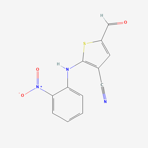 5-Formyl-2-[(2-nitrophenyl)amino]-3-cyanothiophene (CAS: 186792-87-0) - Related Chemical Product