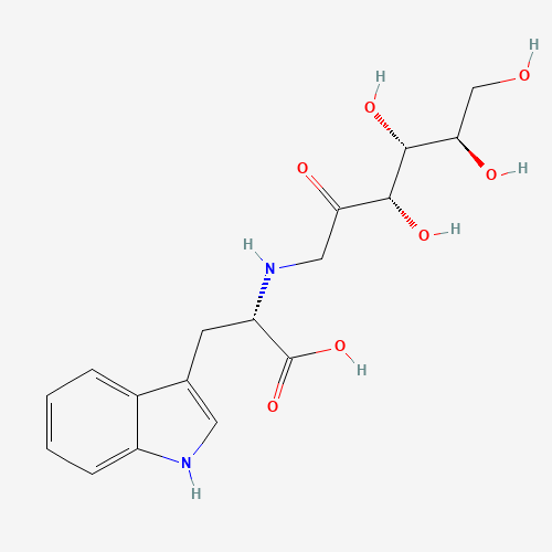Fructose-tryptophan (mixture of diastereomers) (CAS: 25020-15-9) - Chemical Structure and Molecular Formula 