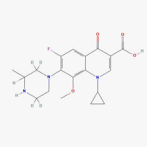 Gatifloxacin-d4 (CAS: 1190043-25-4) - Chemical Structure and Molecular Formula 