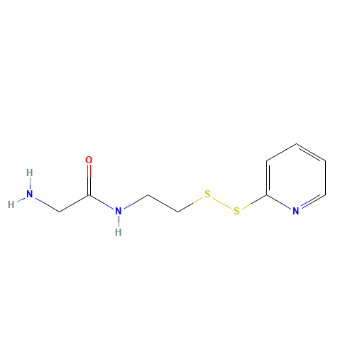 S-(2-Glycylamidoethyl)dithio-2-pyridine (CAS: 137138-08-0) - Chemical Structure and Molecular Formula 