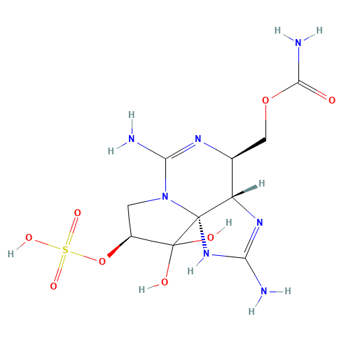 Gonyautoxin 3 (CAS: 60537-65-7) - Chemical Structure and Molecular Formula 