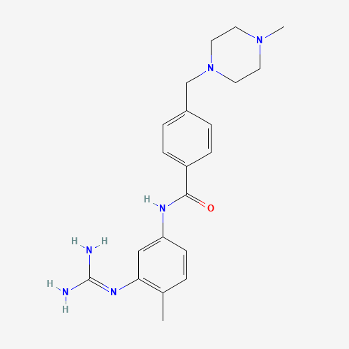 N-(3-Guanidino-4-methylphenyl)-4-(methylpiperazine-1-yl-methyl)benzamide (CAS: 581076-65-5) - Related Chemical Product