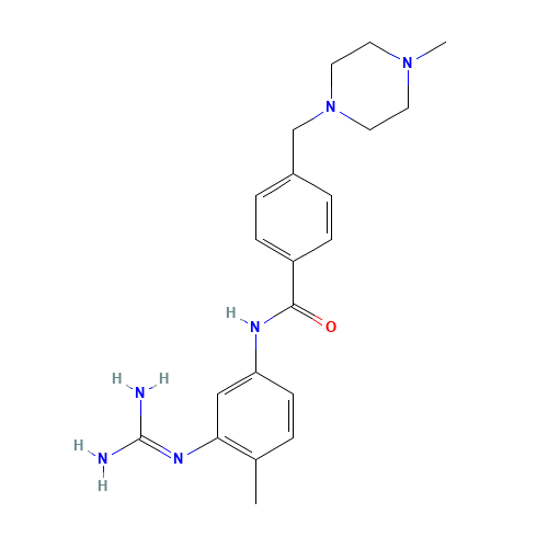 N-(3-Guanidino-4-methylphenyl)-4-(methylpiperazine-1-yl-methyl)benzamide (CAS: 581076-65-5) - Related Chemical Product