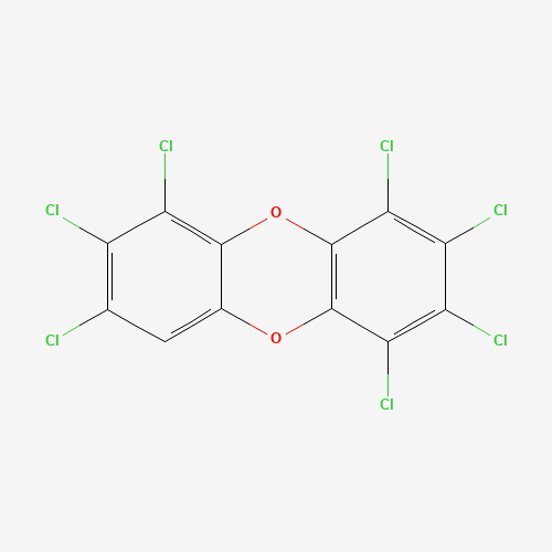 Heptachlorodibenzo-p-dioxin (CAS: 35822-46-9) - Chemical Structure and Molecular Formula 