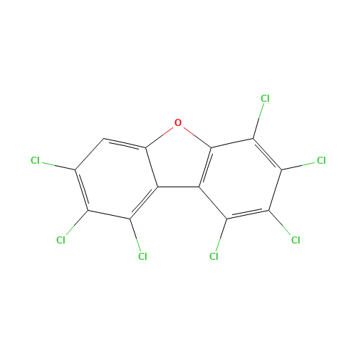 1,2,3,4,7,8,9-Heptachlorodibenzofuran (CAS: 55673-89-7) - Related Chemical Product