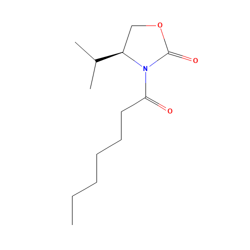 3-Heptanoyl-4-(S)-isopropyl-oxazolidin-2-one (CAS: 145588-98-3) - Related Chemical Product