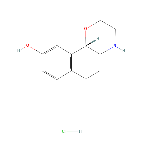 (+)-3,4,4a,5,6,10b-Hexahydro-2H-naphtho[1,2-b][1,4]oxazin-9-ol Hydrochloride (CAS: 858517-21-2) - Related Chemical Product