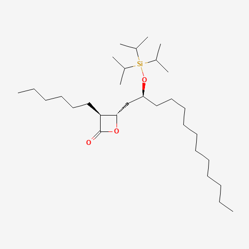 (3S,4S)-3-Hexyl-4[(S)-2-(triisopropylsilyloxy)tridecyl]-2-oxetanone (CAS: 1072902-84-1) - Related Chemical Product
