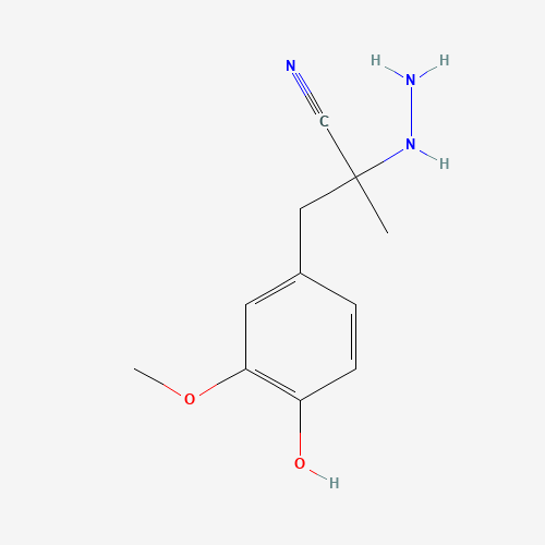 2-Hydrazino-a-(4-hydroxy-3-methoxybenzyl)propionitrile (CAS: 40248-56-4) - Related Chemical Product
