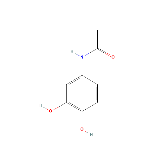 3-Hydroxyacetaminophen (CAS: 37519-14-5) - Chemical Structure and Molecular Formula 
