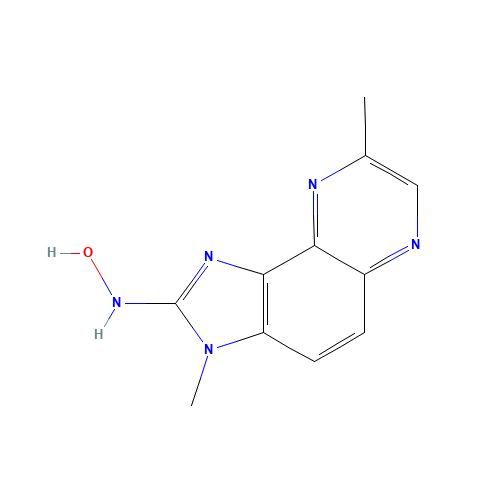 2-Hydroxyamino-3,8-dimethylimidazo[4,5-f]quinoxaline (CAS: 115044-41-2) - Related Chemical Product