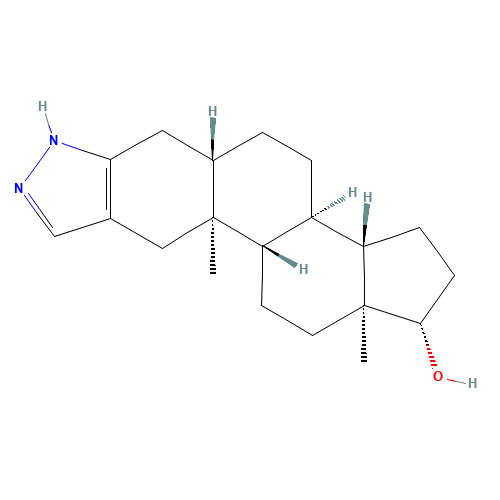 17b-Hydroxy-5a-androstano[3,2-c]pyrazole (CAS: 28032-00-0) - Related Chemical Product