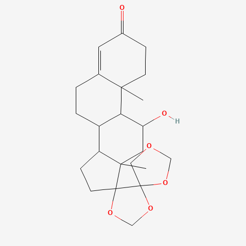 11b-Hydroxy-17,20:20,21-bis(methylenedioxy)pregn-4-en-3-one (CAS: 807-05-6) - Related Chemical Product